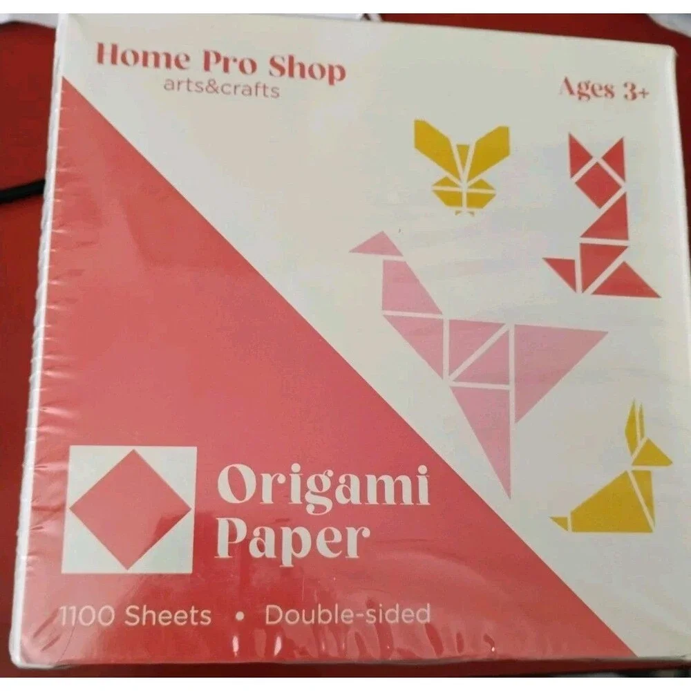 Home Pro Shop Origami Paper 1100 Sheets Double Sided 6x6